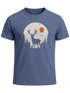 Herren T-Shirt Frontprint Hirsch Wald Outdoor Natur Wildnis Printshirt Männer Fashion Streetstyle Neverless®preview