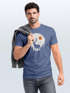 Herren T-Shirt Frontprint Hirsch Wald Outdoor Natur Wildnis Printshirt Männer Fashion Streetstyle Neverless®preview