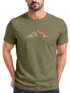 Herren T-Shirt Frontprint Line-Art Berge Wandern Natur Outdoor Fashion Streetstyle Neverless®preview