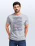 Herren T-Shirt Frontprint Minimalismus Wellen Meer Aufdruck Printshirt Sommer Fashion Streetstyle Neverless®preview