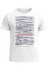 Herren T-Shirt Frontprint Minimalismus Wellen Meer Aufdruck Printshirt Sommer Fashion Streetstyle Neverless®preview