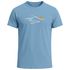 Herren T-Shirt Frontprint minimalistische Berg-Grafik Outdoor Fashion Streetstyle Prrintshirt Sommer Neverless®preview