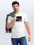 Herren T-Shirt Frontprint Wandern Berge Grafik Schriftzug Outdoor Natur Fashion Streetstyle Printshirt  Neverless®preview
