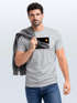 Herren T-Shirt Frontprint Wandern Berge Grafik Schriftzug Outdoor Natur Fashion Streetstyle Printshirt  Neverless®preview