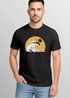Herren T-Shirt Frontprint Welle Printshirt Maritim Meer Surfing Grafik Sommer Fashion Streetstyle Neverless®preview