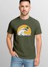 Herren T-Shirt Frontprint Welle Printshirt Maritim Meer Surfing Grafik Sommer Fashion Streetstyle Neverless®preview