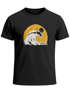 Herren T-Shirt Frontprint Welle Printshirt Maritim Meer Surfing Grafik Sommer Fashion Streetstyle Neverless®preview