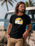 Herren T-Shirt Frontprint Welle Printshirt Maritim Meer Surfing Grafik Sommer Fashion Streetstyle Neverless®preview