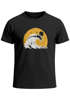 Herren T-Shirt Frontprint Welle Printshirt Maritim Meer Surfing Grafik Sommer Fashion Streetstyle Neverless®preview
