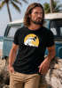 Herren T-Shirt Frontprint Welle Printshirt Maritim Meer Surfing Grafik Sommer Fashion Streetstyle Neverless®preview