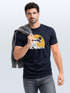 Herren T-Shirt Frontprint Welle Printshirt Maritim Meer Surfing Grafik Sommer Fashion Streetstyle Neverless®preview