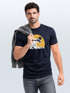 Herren T-Shirt Frontprint Welle Printshirt Maritim Meer Surfing Grafik Sommer Fashion Streetstyle Neverless®preview