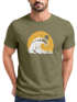 Herren T-Shirt Frontprint Welle Printshirt Maritim Meer Surfing Grafik Sommer Fashion Streetstyle Neverless®preview