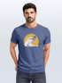 Herren T-Shirt Frontprint Welle Printshirt Maritim Meer Surfing Grafik Sommer Fashion Streetstyle Neverless®preview