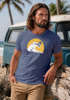 Herren T-Shirt Frontprint Welle Printshirt Maritim Meer Surfing Grafik Sommer Fashion Streetstyle Neverless®preview