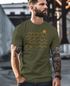 Herren T-Shirt Frontprint Wellen Sonne Meer Aufdruck Printshirt Sommer Fashion Streetstyle Neverless®preview