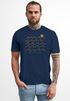 Herren T-Shirt Frontprint Wellen Sonne Meer Aufdruck Printshirt Sommer Fashion Streetstyle Neverless®preview