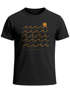 Herren T-Shirt Frontprint Wellen Sonne Meer Aufdruck Printshirt Sommer Fashion Streetstyle Neverless®preview