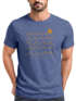 Herren T-Shirt Frontprint Wellen Sonne Meer Aufdruck Printshirt Sommer Fashion Streetstyle Neverless®preview