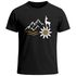 Herren T-Shirt für das Oktoberfest Alpen Motiv mit Edelweiß & Gams Fun-Shirt Trachtenshirt Bierfest Outfit Moonworks®preview