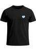 Herren T-Shirt für das Oktoberfest Bier Brezel Bayern Herz Brustdruck Fun-Shirt Trachtenshirt Bierfest Outfit Moonworks®preview