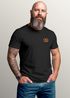 Herren T-Shirt für das Oktoberfest Bier Brezel Bayern Herz Brustdruck Fun-Shirt Trachtenshirt Bierfest Outfit Moonworks®preview