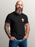 Herren T-Shirt für das Oktoberfest Bier Brezel Bayern Herz Brustdruck Fun-Shirt Trachtenshirt Bierfest Outfit Moonworks®preview