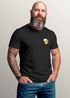 Herren T-Shirt für das Oktoberfest Bier Brezel Bayern Herz Brustdruck Fun-Shirt Trachtenshirt Bierfest Outfit Moonworks®preview