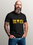 Herren T-Shirt für das Oktoberfest Bier Dirndl Blasmusik Symbol Fun-Shirt Trachtenshirt Bierfest Outfit Saufen lustig Moonworks®preview