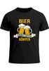 Herren T-Shirt für das Oktoberfest Bier formte diesen Körper Fun-Shirt Trachtenshirt Bierfest Outfit Statement Spruch Saufen lustig Moonworks®preview