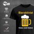 Herren T-Shirt für das Oktoberfest Bieraktivist Heben statt kleben Fun-Shirt Trachtenshirt Bierfest Outfit Statement Spruch Saufen lustig Moonworks®preview