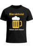 Herren T-Shirt für das Oktoberfest Bieraktivist Heben statt kleben Fun-Shirt Trachtenshirt Bierfest Outfit Statement Spruch Saufen lustig Moonworks®preview