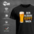 Herren T-Shirt für das Oktoberfest Der Klügere kippt nach Bier Fun-Shirt Trachtenshirt Bierfest Outfit Statement Spruch Saufen lustig Moonworks®preview