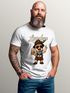 Herren T-Shirt für das Oktoberfest Lausbua Fun-Shirt Trachtenshirt Bierfest Outfit Statement Spruch Saufen lustig Moonworks®preview