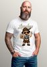Herren T-Shirt für das Oktoberfest Lausbua Fun-Shirt Trachtenshirt Bierfest Outfit Statement Spruch Saufen lustig Moonworks®preview