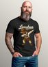 Herren T-Shirt für das Oktoberfest Lausbua Trachten Dabbing Fun-Shirt Trachtenshirt Bierfest Outfit Statement Spruch Saufen lustig Moonworks®preview