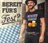 Herren T-Shirt für das Oktoberfest Leberkässemmel Leberkas Maßkrug Bier Fun-Shirt Trachtenshirt Bierfest Outfit Statement Spruch Saufen lustig Moonworks®preview