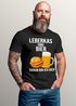 Herren T-Shirt für das Oktoberfest – Leberkas und Bier darum bin ich hier – Fun-Shirt Trachtenshirt Bierfest Outfit Statement Spruch Saufen lustig Moonworks®preview
