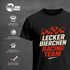 Herren T-Shirt für das Oktoberfest Lecker Bierchen Racing Team Fun-Shirt Trachtenshirt Bierfest Outfit Statement Spruch Saufen lustig Moonworks®preview