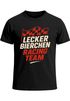 Herren T-Shirt für das Oktoberfest Lecker Bierchen Racing Team Fun-Shirt Trachtenshirt Bierfest Outfit Statement Spruch Saufen lustig Moonworks®preview