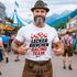 Herren T-Shirt für das Oktoberfest Lecker Bierchen Racing Team Fun-Shirt Trachtenshirt Bierfest Outfit Statement Spruch Saufen lustig Moonworks®preview