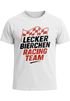 Herren T-Shirt für das Oktoberfest Lecker Bierchen Racing Team Fun-Shirt Trachtenshirt Bierfest Outfit Statement Spruch Saufen lustig Moonworks®preview
