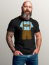 Herren T-Shirt für das Oktoberfest Lederhosen Trachtenlook Fun-Shirt Trachtenshirt Bierfest Outfit lustig Moonworks®preview