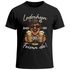 Herren T-Shirt für das Oktoberfest Lederhosn brauch i ned bin zum Feiern Saufen da Bayer Maßkrüge Fun-Shirt Trachtenshirt Bierfest Outfit Statement Spruch Saufen lustig Moonworks®preview