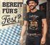 Herren T-Shirt für das Oktoberfest Lederhosn brauch i ned bin zum Feiern Saufen da Bayer Maßkrüge Fun-Shirt Trachtenshirt Bierfest Outfit Statement Spruch Saufen lustig Moonworks®preview