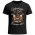 Herren T-Shirt für das Oktoberfest – Lederhosn brauch i ned i bin zum Feiern Saufen da – Hirsch Maß Bier Fun-Shirt Trachtenshirt Bierfest Outfit Statement Spruch Saufen lustig Moonworks®preview