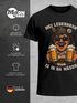 Herren T-Shirt für das Oktoberfest – Mei Lederhosen is in da Wäsch – Ersatz Tracht Bayer Fun-Shirt Trachtenshirt Bierfest Outfit Statement Spruch Saufen lustig Moonworks®preview