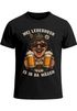 Herren T-Shirt für das Oktoberfest – Mei Lederhosen is in da Wäsch – Ersatz Tracht Bayer Fun-Shirt Trachtenshirt Bierfest Outfit Statement Spruch Saufen lustig Moonworks®preview