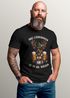 Herren T-Shirt für das Oktoberfest – Mei Lederhosen is in da Wäsch – Ersatz Tracht Hirsch Fun-Shirt Trachtenshirt Bierfest Outfit Statement Spruch Saufen lustig Moonworks®preview