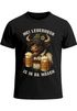 Herren T-Shirt für das Oktoberfest – Mei Lederhosen is in da Wäsch – Ersatz Tracht Ochse Fun-Shirt Trachtenshirt Bierfest Outfit Statement Spruch Saufen lustig Moonworks®preview
